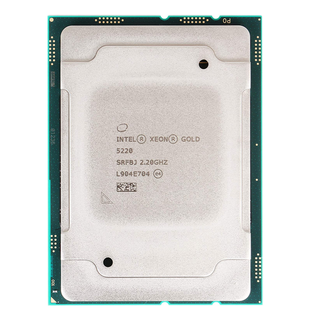 Intel Xeon 5220 Processor (24.75M Cache, 2.20 Ghz) FC-LGA14B CD8069504214601 BX806955220 SRFBJ CPU 5220 Gold Desktop Intel Core