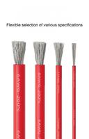 Câble en cuivre nu torsadé ultra flexible 600V 12AWG avec isolation en caoutchouc silicone -60°C à 200°C pour applications automobiles et industrielles