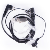 M1 Type 2 broches FBI001 Air Tube bidirectionnel Radio écouteur écouteur casque pour motorola Walki Talki KD0111