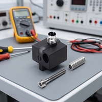 Connecteur d'interrupteur magnétique 3 fils normalement ouvert NPN avec assemblage LED et fiche mâle M8 3 broches