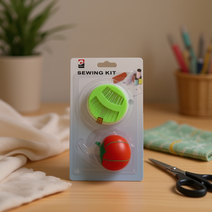 MNJ Sewing Kit Needle Thread Holder Tomato Shape 12Pcs - Product Image 3