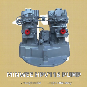 Bomba Hidráulica HPV116C EX200-1 ZX200-1, Bomba Principal para Maquinaria de Construcción Hitachi, Piezas Usadas, Modelo 9065879 - Product Image 2