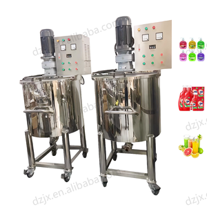 DZJX Asme chaqueta de vapor Calefacción de acero inoxidable neutralizador de una sola capa químico vacío homogeneizador mezclador reactor con plataforma - Product Image 3