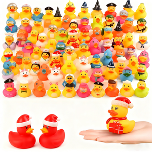 <span class=keywords><strong>Promo</strong></span> Gemischte Stil-Serie Exklusive Maßgefertigte Gummi-Enten Baby-Badespielzeuge Neuartige Badewannenspielzeuge für Kinder mit Einzigartigen Musterdesigns - Product Image 1
