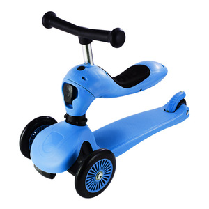 สกู๊ตเตอร์เด็กสามล้อ ล้อ PU พร้อมที่นั่ง สำหรับเด็กวัย 1-3 ปี - Product Image 2