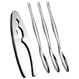 Surtechs – Ensemble de pinces à homard robustes en acier inoxydable, outils pour casser les pattes de crabe, ustensiles de cuisine pour fruits de mer, compatibles lave-vaisselle - Product Image 4