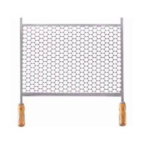 Grille de cuisson multifonctionnelle en acier inoxydable <span class=keywords><strong>pour</strong></span> barbecue Bâton de charbon de bois propre <span class=keywords><strong>pour</strong></span> la cuisine, le feu de camp et la cheminée en acier inoxydable - Product Image 6