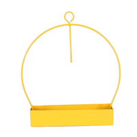 Support en fer forgé en spirale pour spirales anti-moustiques, résistant à la chaleur, porte-encens répulsif, couleur jaune, style nordique, accessoire de décoration intérieure