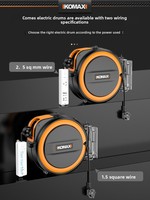 Enrouleur de câble électrique pour batterie électronique, enrouleur de tuyau rétractable automatique, enrouleur de câble à âme en cuivre, outil pour câble de norme nationale
