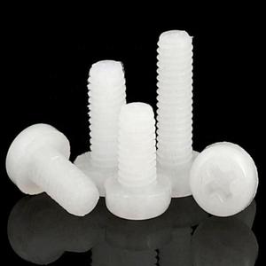 Black white <b>Plastic</b> nylon Pan Head Nylon Machine <b>Screw</b> M2 M6 - Product Image 5
