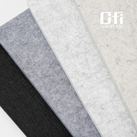 Dik, 100% polyester akoestisch paneel, geluidsisolerend PET akoestisch paneel voor wand en plafond, akoestische oplossing