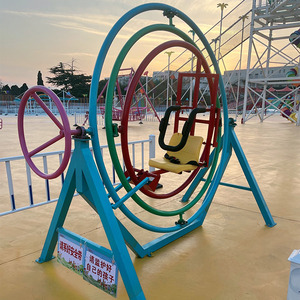 <span class=keywords><strong>Manège</strong></span> <span class=keywords><strong>de</strong></span> parc <span class=keywords><strong>d</strong></span>'attractions en plein air, <span class=keywords><strong>fête</strong></span> <span class=keywords><strong>foraine</strong></span>, 1 siège, jeux rotatifs à 360 degrés, manèges à gyroscope humain motorisés à vendre - Product Image 1