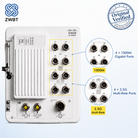 Cisco Switch Catalyst IE-3400H-8T-A Heavy Duty IP67 Switch 8x 1G M12 X-Coded Ports -40C hingga 75C Tanpa Kipas Lisensi Network Advantage