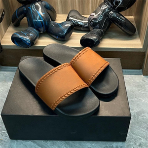 Pantuflas de Verano de Lujo para Mujer, Diseño Estampado, Cómodas, Marca de Diseñador, Sandalias de Playa para Hombre, Venta al Por Mayor 2026 - Product Image 1