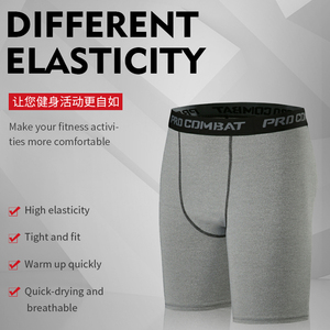 Combinaisons de fitness pour hommes, vêtements de course, pantalons de compression, leggings de <span class=keywords><strong>basket</strong></span>-ball, pantalons courts, haute élasticité et à séchage rapide - Product Image 5