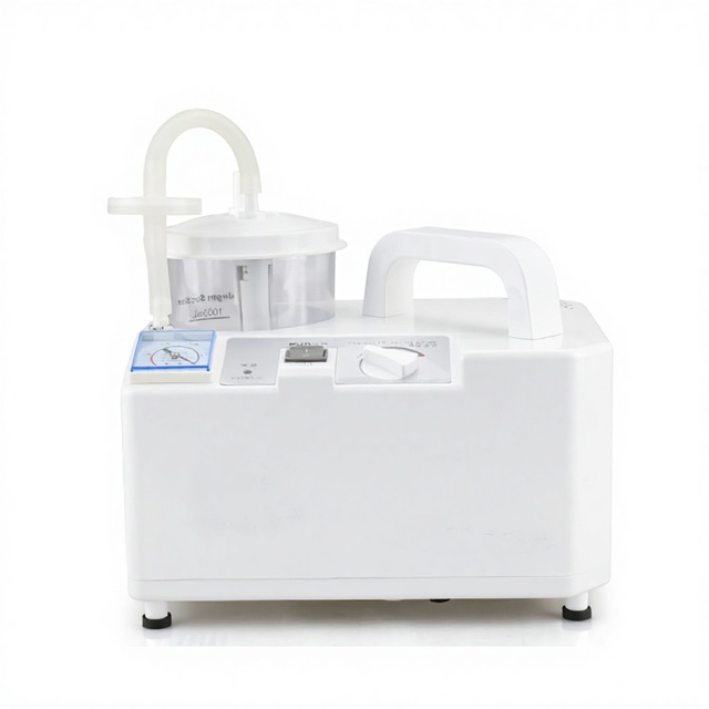 MEDEASE Medical Supplies Portable Plastic Vacuum Suction Machine TUV Certified 15L/min Pumping Rate 2-Year Warranty for Home