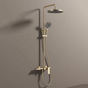 Nuovo Arrivo: Set Doccia in Ottone Lucidato <span class=keywords><strong>per</strong></span> Hotel, Appartamenti e Uso Domestico - <span class=keywords><strong>Bagno</strong></span> Completo - Product Image 1