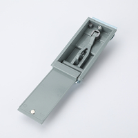 Serrure plate en alliage de zinc MS888 avec transformateur de type boîte de qualité, poignée de verrouillage pour porte d'armoire et serrure de porte de panneau