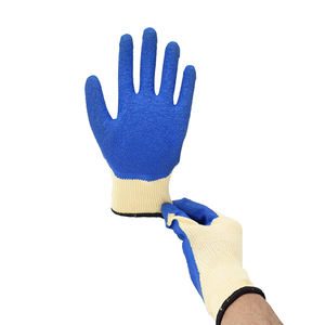 Guantes de construcción de látex de algodón personalizados, guantes de trabajo sumergidos en látex resistentes, guantes de trabajo de construcción personalizados - Product Image 5
