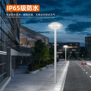 Lámpara Solar de Jardín de 30W LED, Aleación de Aluminio, IP65 Impermeable, Iluminación Exterior para Caminos y Patios - Product Image 1