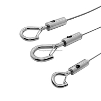 Prix usine Réglable En Laiton Câble Pince En Acier Inoxydable Fil Suspendu Kits Y Forme Plafonniers Câble Suspendu