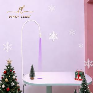 Pinky leem Eyelash Extension Stand Uv <b>Lamp</b> <b>Nail</b> Salon Light Led Full <b>Set</b> Uv Eyelash Gluelash <b>Lamp</b> Uv Light Eyelash Curler - Product Image 1