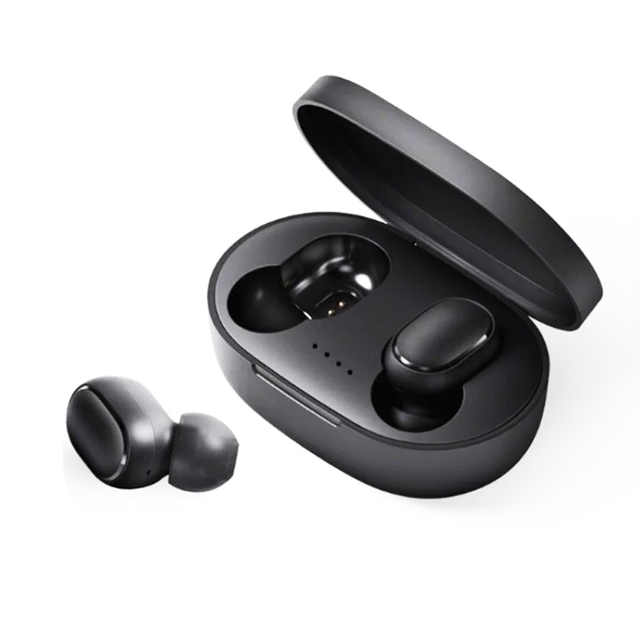 Original A6S TWS Headset Wireless for Bluetooth Earphones with LED Battery Indicator Sport Stereo Gaming Earbuds In-Ear Design