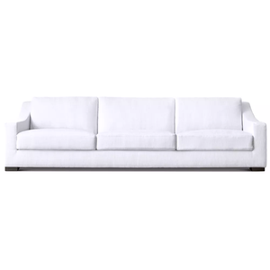 Divano Sezionale Minimalista da Interno con Cuscini in Spugna ad Alta Densità, Divano <span class=keywords><strong>Modena</strong></span> con Braccioli Inclinati per Arredamento Suite Hotel - Product Image 3