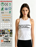 Top Corto Personalizado con Estampado de Letras, Estilo Y2K, Top sin Mangas Informal y Básico para Mujer, Chaleco de Verano