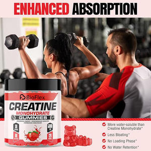 Gomitas de Creatina Monohidrato Solilan al por Mayor, Marca Privada OEM, 5000mg, Pre-Entrenamiento, Impulso de Energía, Suplementos de Creatina en Gomitas - Product Image 4