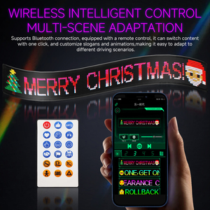 Jode quảng cáo ứng dụng-điều khiển linh hoạt USB <span class=keywords><strong>LED</strong></span> Đăng Board lập trình tùy chỉnh di chuyển tin nhắn hiển thị kỹ thuật số cho xe - Product Image 6