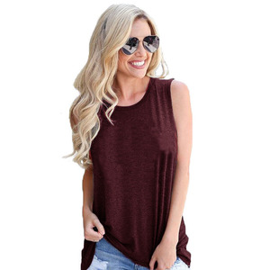 Canotta estiva personalizzata da donna gilet in maglia ad asciugatura rapida per stile Casual etichette con stampa gratuita cartellini Casual stile Casual da ragazza per - Product Image 4
