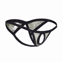 Pochette intérieure Sexy Fancy Thong Taille 5Xl et Crop Top Set Mens Shorts Avec pour Hommes Jockstrap Met Ring Mannen Jockstraps