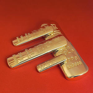 Barre de souvenir en alliage de cuivre 50g 100g 200g <span class=keywords><strong>500g</strong></span> souvenir d'artisanat métallique pour les collectionneurs cadeau d'anniversaire et <span class=keywords><strong>lingot</strong></span> commémoratif décoratif - Product Image 2