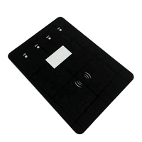 Terminal de reconnaissance intelligent pour ascenseur avec code QR intégré, carte IC/NFC et carte virtuelle, en verre trempé, pour instruments de salle de bain
