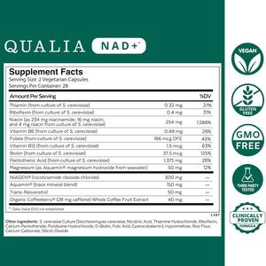 Capsule OEM Qualia NAD+ per Ottimizzazione dell'Invecchiamento e Supporto alla Crescita dei Capelli per Adulti, 60 Capsule, Migliora la Densità Ossea, 2 Capsule al Giorno - Product Image 2