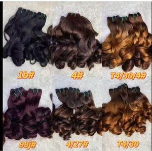 Pelo brasileño ondulado rizado funmi, producto de calidad superior, extensión de cabello humano remy - Product Image 2