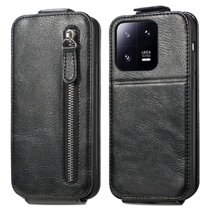 Étui à rabat avec fermeture éclair pour Xiaomi 13 13 Pro, pour Xiaomi POCO M5 4G étui portefeuille haut et bas - Product Image 1
