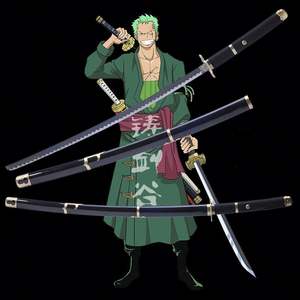 Cosplay Épée Collection Décoration Anime <span class=keywords><strong>Katana</strong></span> Une Pièce Roronoa Zoro Épée - Product Image 4