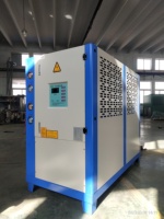 Refroidisseur d'eau industriel de marque de 10 tonnes refroidi par air respectueux de l'environnement R407C/R410A noyau de pompe de compresseur de traitement en plastique