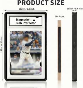 Popular Soporte de Exhibición para Tarjetas Deportivas con Protección UV, Marco de Aluminio y Cristal Templado - Product Image 5