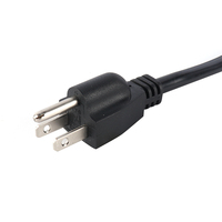 Américain type ordinateur plug power 110v nema 5-15 usa 3 broches mâle prise électrique