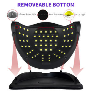 Lampe UV Sun <span class=keywords><strong>X10max</strong></span> portable pour ongles, lampe à ongles avec poignée, lumière de durcissement du vernis à ongles en gel, 280W, 66 LED, haute puissance, usage professionnel en salon - Product Image 6