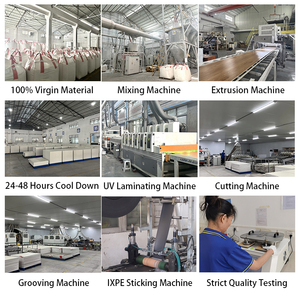 Vật liệu nguyên chất ánh sáng màu Xám Sồi 6.5 SPC sàn gần Phật Sơn SPC sàn trong tỉnh Quảng Đông - Product Image 4