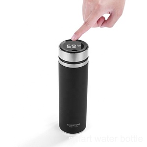 500ml inteligente Digital LED Fahrenheit Pantalla de temperatura inteligente botella de agua taza frasco té infusor botella aislada al vacío - Product Image 1