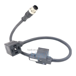 ชุดวาล์วสำหรับวาล์วไฮดรอลิก M12แบบวงกลม DIN43650สายต่อขยาย A/B/C 4 5 8ตำแหน่งตัวเชื่อมต่อชุดสายไฟสำหรับวาล์วไฮดรอลิก - Product Image 3