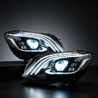 Ensemble de phares LED modifiés pour Mercedes Benz Classe C W205 2015-2020, pièces de rechange pour phares avant automobiles