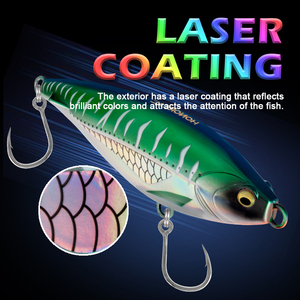 HONOREAL Leurre de Pêche "Pencil Popper" et "Stick Bait" 150mm & 190mm, Longue Portée pour Eau Salée - Product Image 6