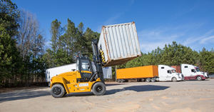 Montacargas de Alto Rendimiento de 16 Toneladas SCP160, Centro de Carga de 900 mm, Velocidad en Vacío de 25 km/h, para Carga de Bobinas de Acero y Contenedores - Product Image 6