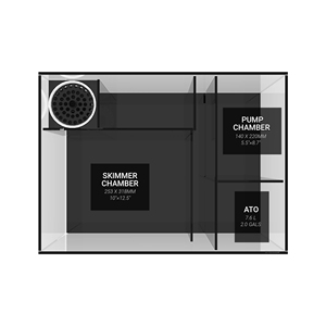 60cm 2ft 60 Gallon 10mm Ultra Low Iron Glass Saltwater Marine Small Aquarium <strong>Tank</strong> with Cabinet and Sump Aquariums &amp; Accessories - Product Image 5
